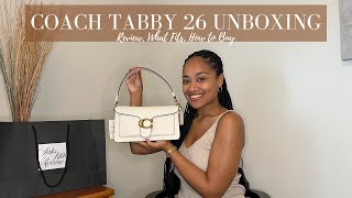 COACH TABBY 26 UNBOXING & REVIEW | JACQUELINE NOEL