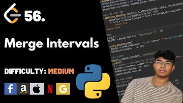 Merge Intervals | Leet code 56 | Theory explained + Python code
