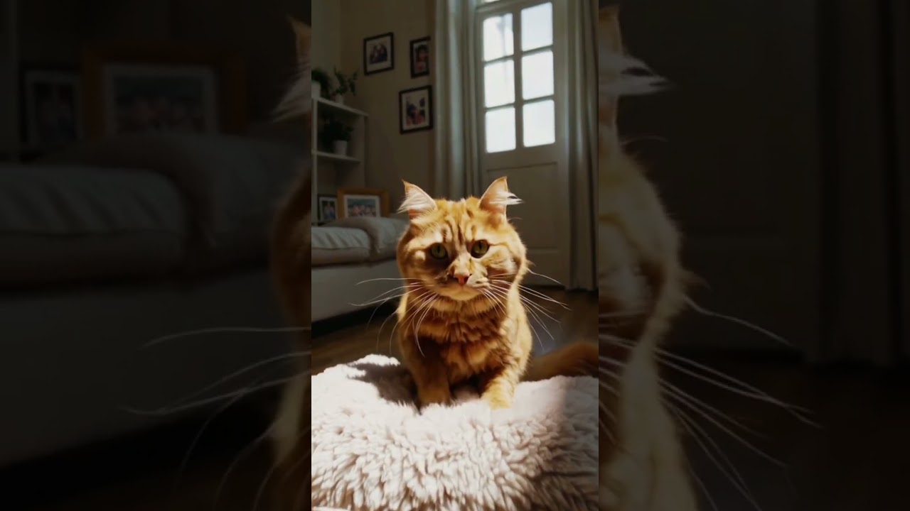 Cat Playing Guitar #cat #play #animation #cat #cartoon #cutecat #funny #ai #sora