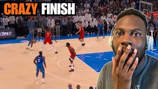 Rockets Fan Reacts To Rockets Vs Thunder 2025 Crazy Finish