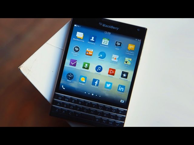 Обзор BlackBerry Passport - YouTube
