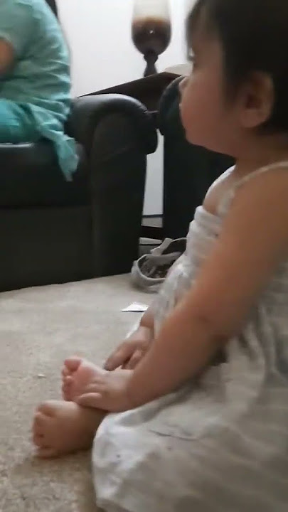 cutie pie 🥧 😍 💗 is playing alone#cute #canada #funny #shorts #baby