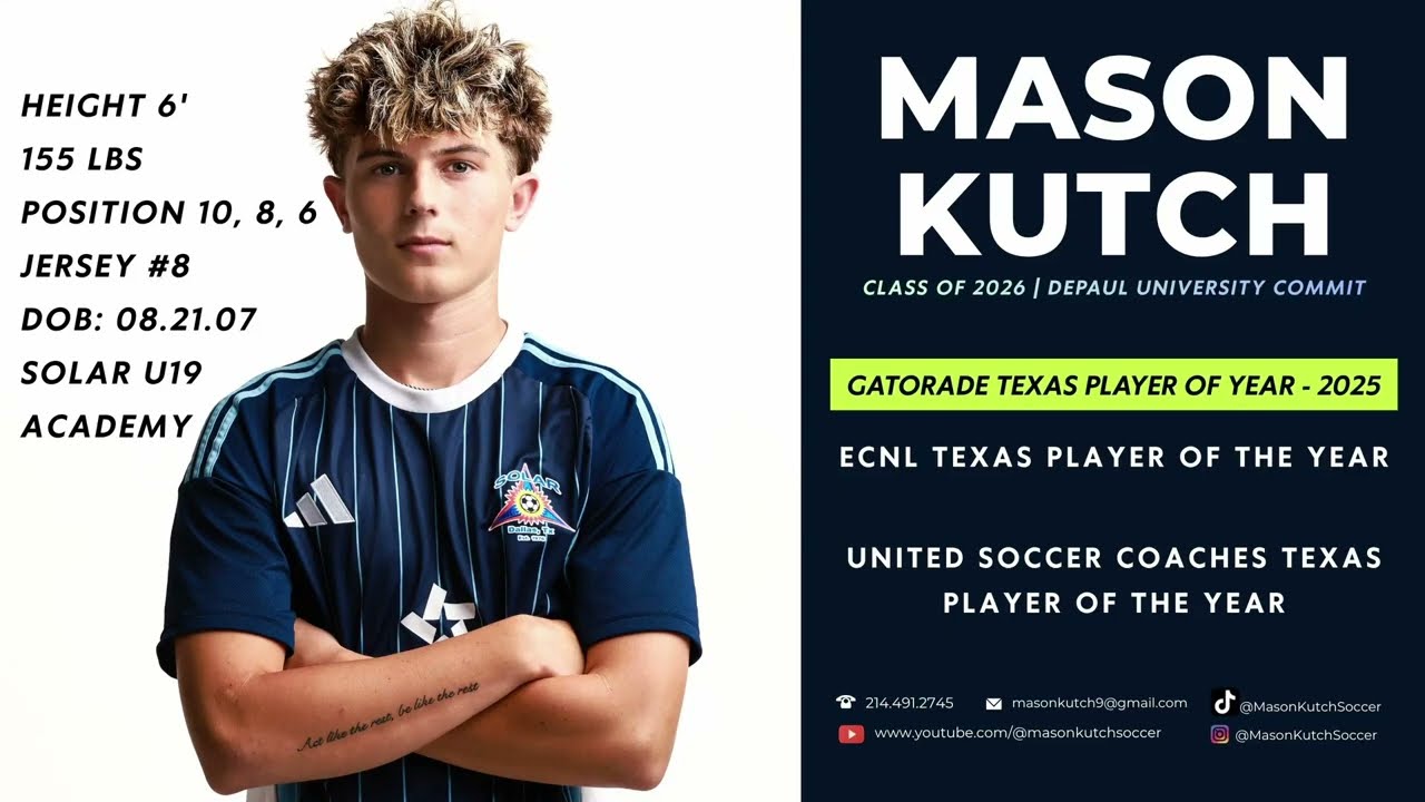 Mason Kutch | DePaul Commit | Gatorade Texas Player of the Year | Class of 2026 Highlight Reel