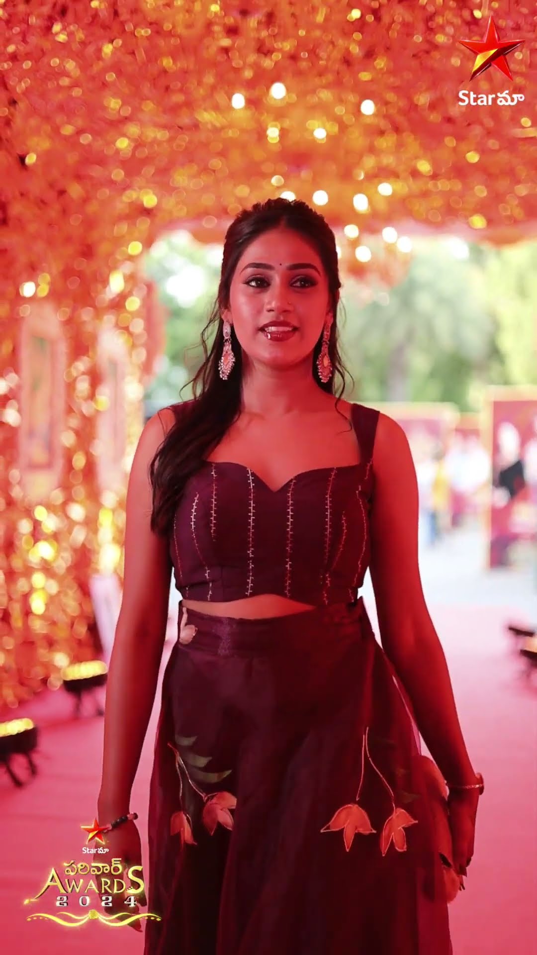 Gundeninda Gudigantalu team made a spectacular entry at the Star Maa Parivaar Awards!  #SMPA2024