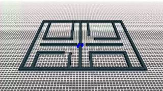 Steerlite simulation demonstrating agent reaction when facing bottlenecks