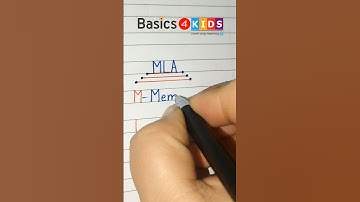MLA full form | What is the full form of MLA | mla full form english me | mla full form kya hai