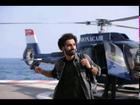 شاهد لحظة وصول طائرة صلاح موناكو عن طريق البحر 