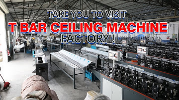Roll Forming Machine Factory| Suspended Ceiling T Grid Making Machine| Main Tee Cross Tee Machine