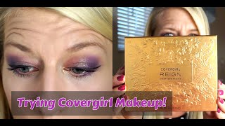 Trying New Covergirl Products! Get Ready With Me and Review | Covergirl Reign Palette
