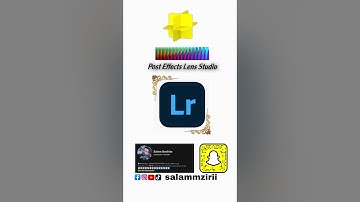 Lightroom post effects lens studio