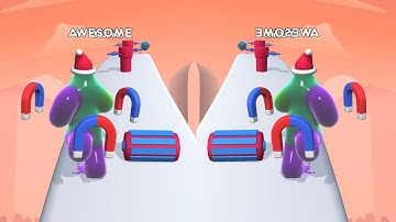 MAGNETIC Attraction? 🧲🤠 - Blob Runner 3D - level #58-59 - High score - All levels