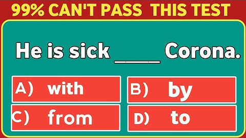 Mixed grammar test🌟: |Test your English Skills|