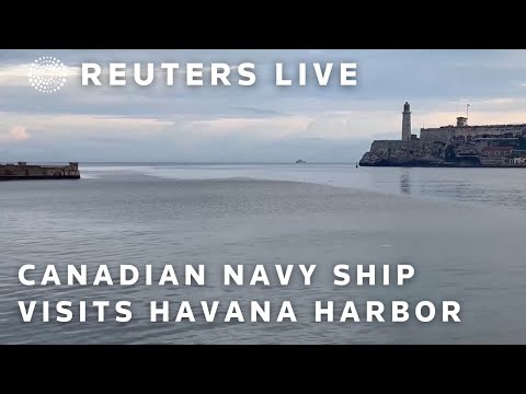 LIVE: Canadian navy ship visits Havana harbor