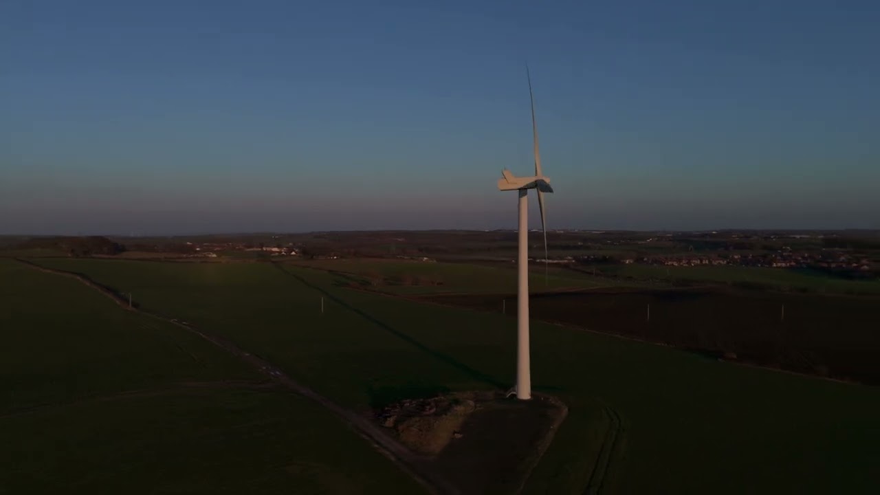 Wind-turbines at Haswell Plough