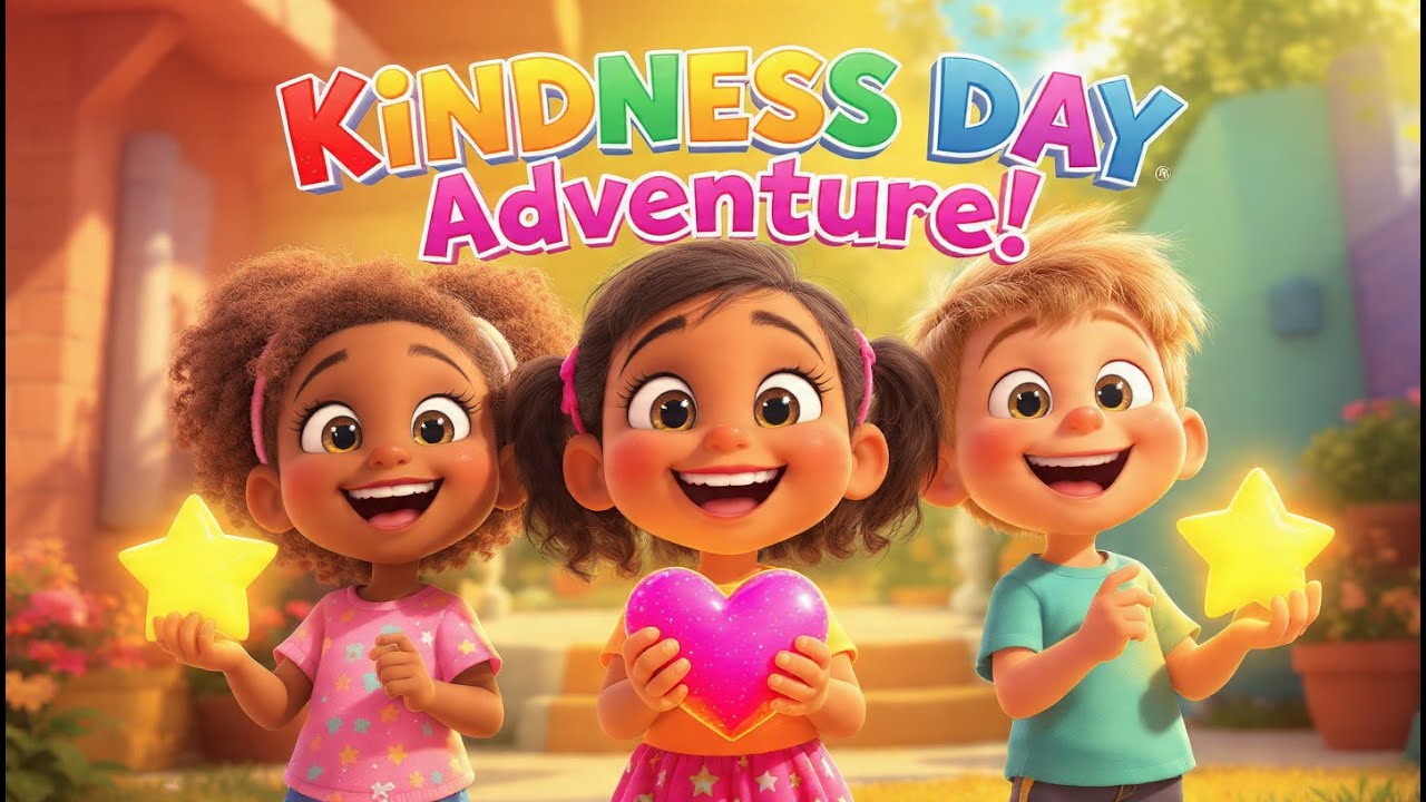 Kindness Video “Kindness Day Adventure! | Fun 2-Minute Kids Learning Video About ...