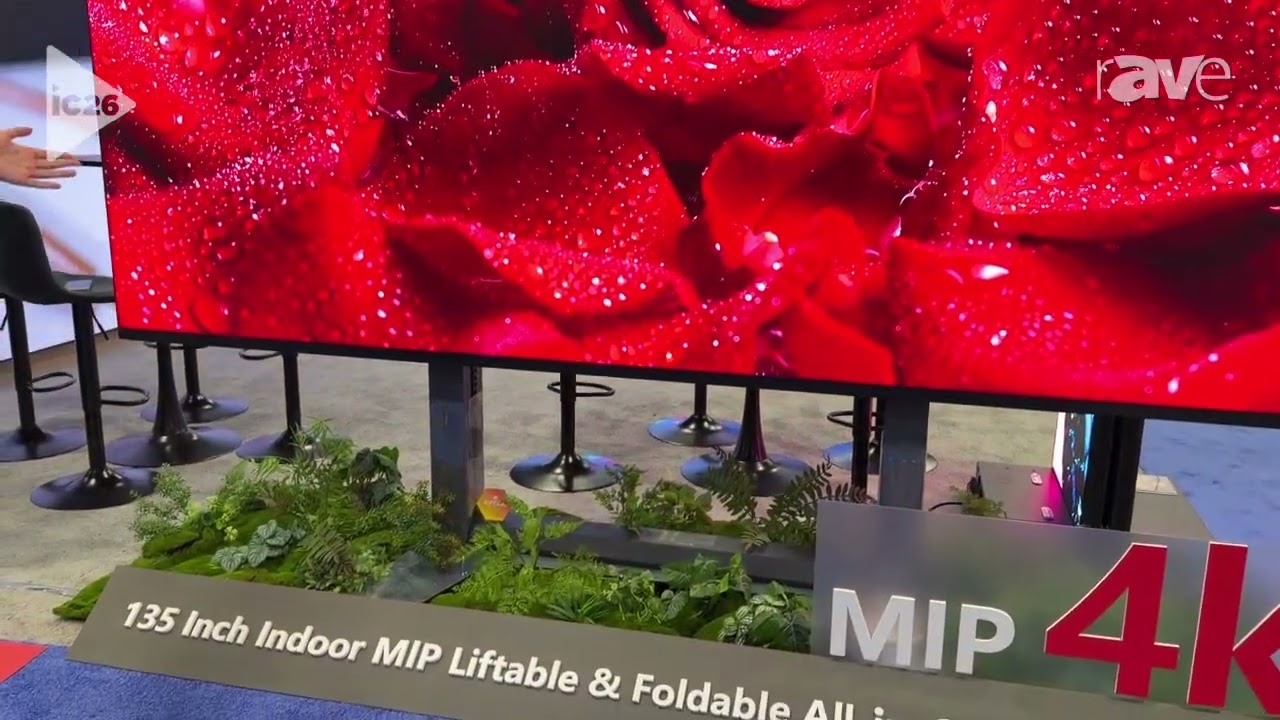 InfoComm 2026: CLT LED Technology Shows 135 Inch Indoor MlP Liftable/Foldable All-in-One LED Display