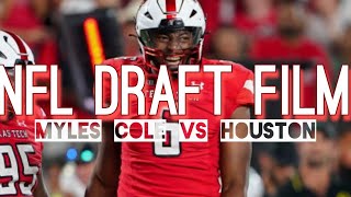 NFL Draft: Myles Cole Vs Houston: All Pass Rushes