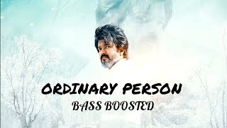 Ordinary Person BASS BOOSTED | Leo | Thalapathy Vijay, Anirudh Ravichander