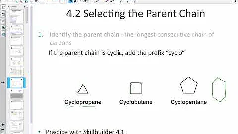 Chapter 4  Alkanes and Cycloalkanes Lesson 1