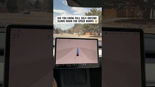 Full Self-Driving Slows Down For Speed Bumps 🤯😳
