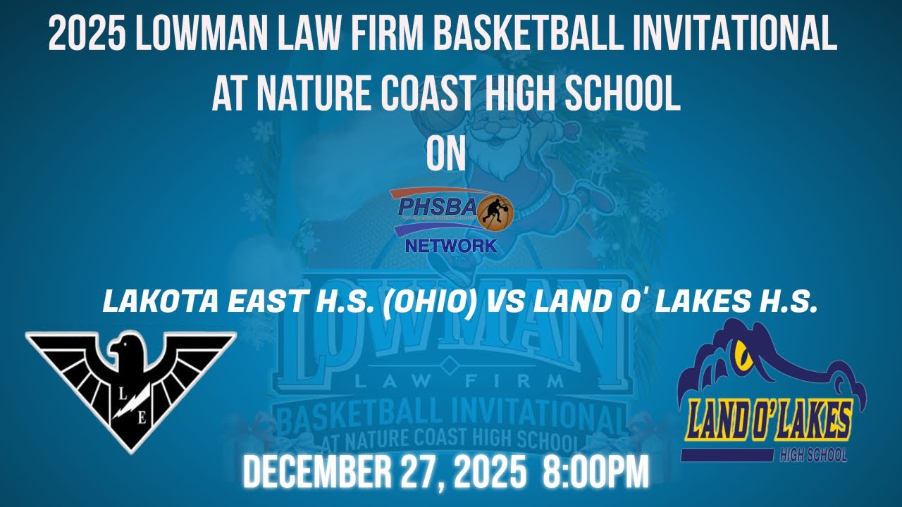 LAKOTA EAST HIGH SCHOOL (OHIO) VS LAND O' LAKES HIGH SCHOOL - YouTube