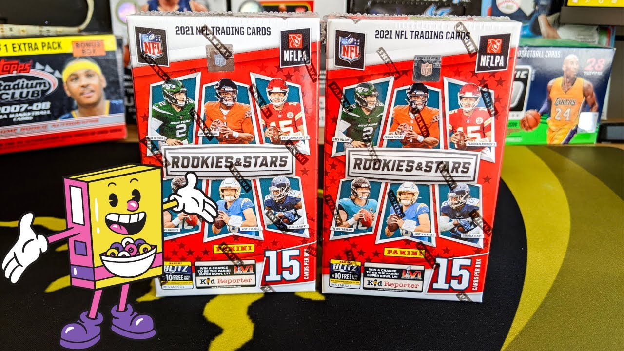 2021 Rookies & Stars Football Cereal Boxes | 15 Cards Per Box