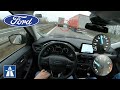 FORD KUGA 2020 1.5 ECO BOOST TOP SPEED DRIVE ON GERMAN AUTOBAHN