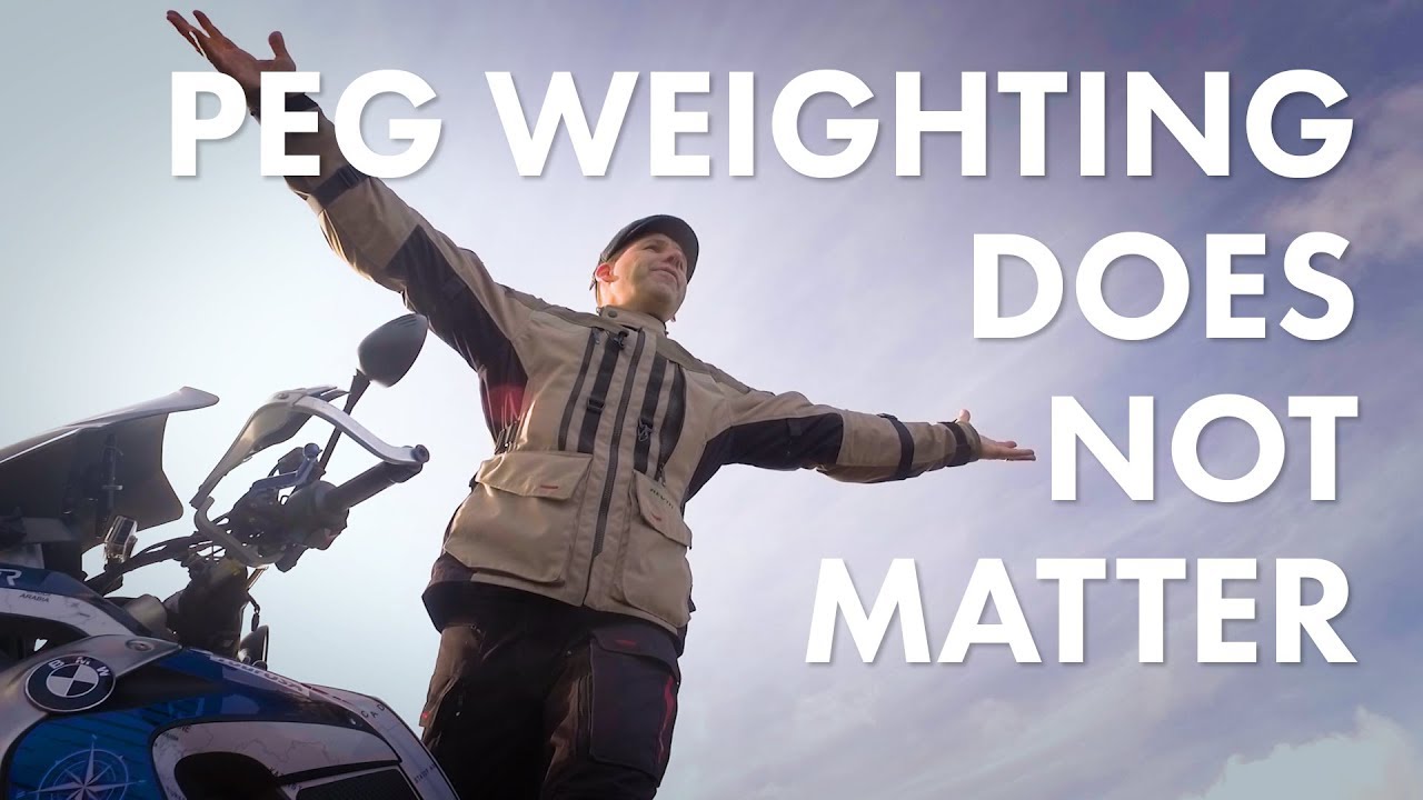 Peg Weighting Does NOT Matter - Body Position is the Key / BMW R1200GS