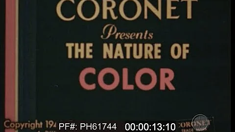 THE NATURE OF COLOR  1946 EDUCATIONAL FILM with DR...