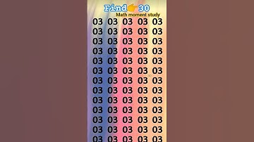 Find 👉 30 odd number puzzle 🧩 iq test 🧠 math reasoning puzzle 🧩 #mathematicspuzzles #mathspuzzle #iq
