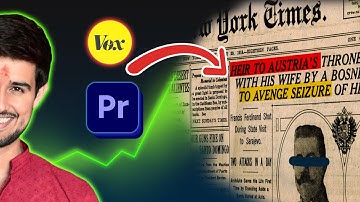 Easy Highlight Text Effect Premiere Pro- Like @dhruvrathee  @Vox Hindi