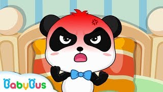 panda kiki doesnt like to wash hands kids good habit panda cartoon kids safety tips babybus