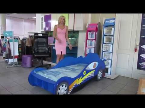 Детская кровать Машинка Формула.  Купить кровать в Запорожье  Экомебель