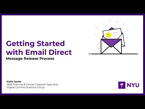 Message Release Process | Email Direct Training