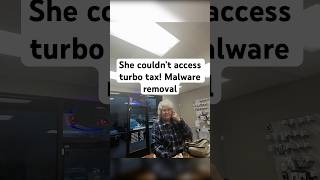 Malware issues blocked turbo tax!! #education #repairing #malware #repairshop #fix