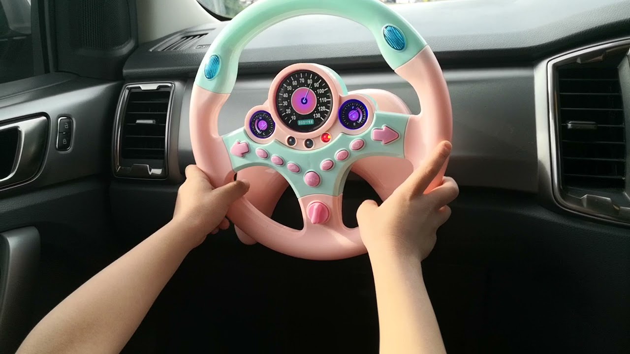 English Version Simulation Steering Wheel  Toys Kids Pretend Play Toys