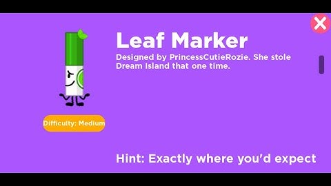 How to get Leaf Marker in Find The Markers