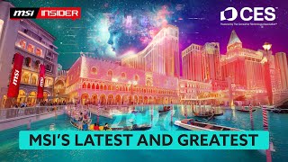 MSI’s latest and greatest @ CES 2026