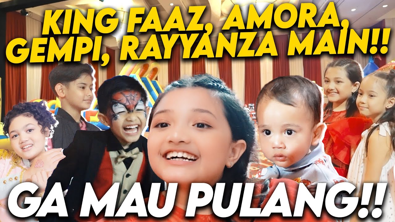 SEMUA ARTIS CILIK BERMAIN DAN BAHAGIA DI BIRTHDAY PARTY AMEENA!!