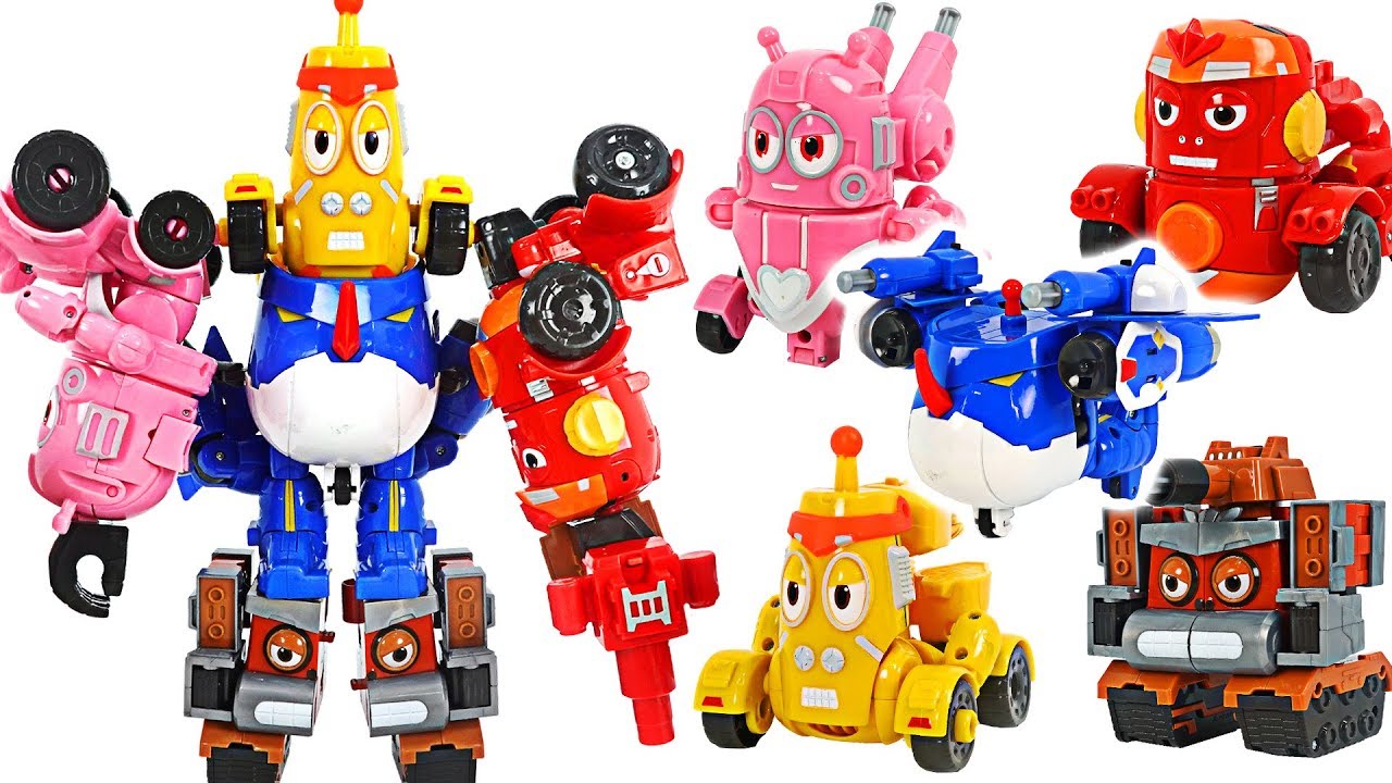 toy factory ro ไปยังไง New Update Larva Rangers insect 5 combination transform robot! Help Bugs Ninja! | DuDuPopTOY