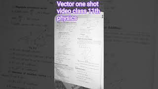 #viral one shot vector video class 11th physics #vector class 11th physics one shot video