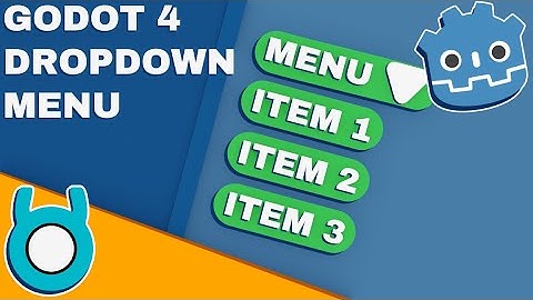 Godot 4 Dropdown Menu