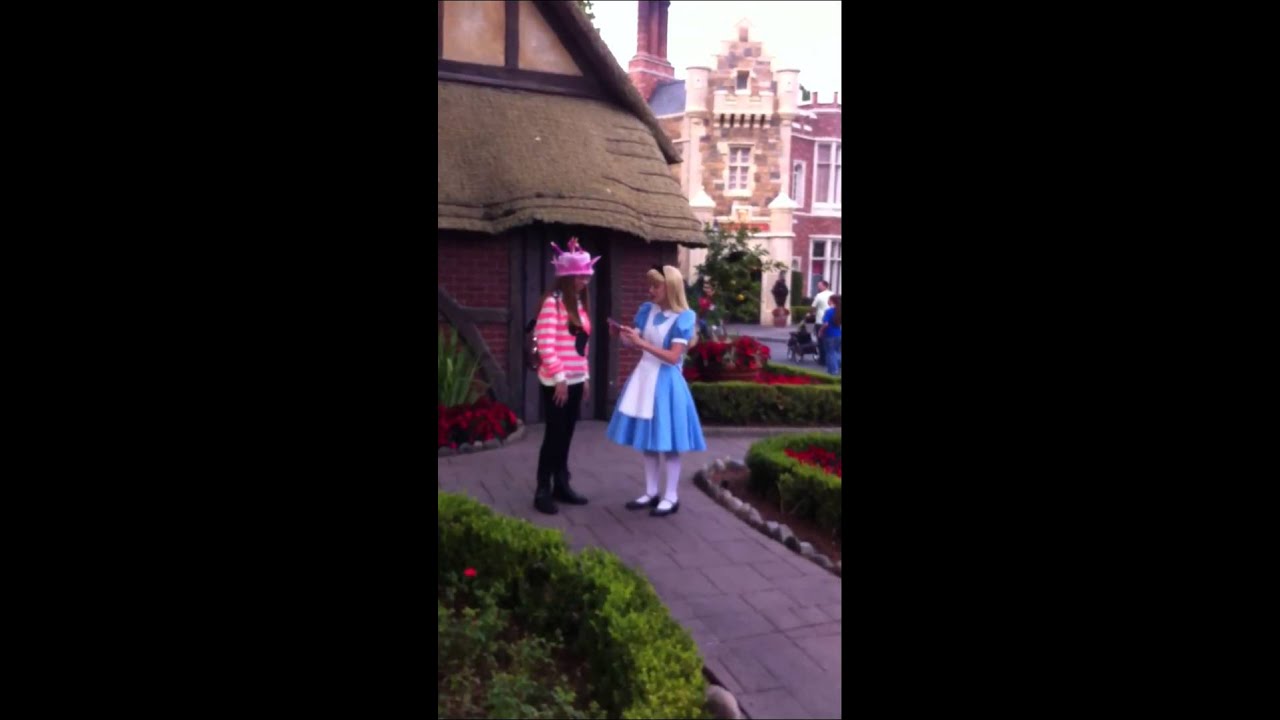 Having a very Merry  Birthday with Alice at Epcot (11/14/14)