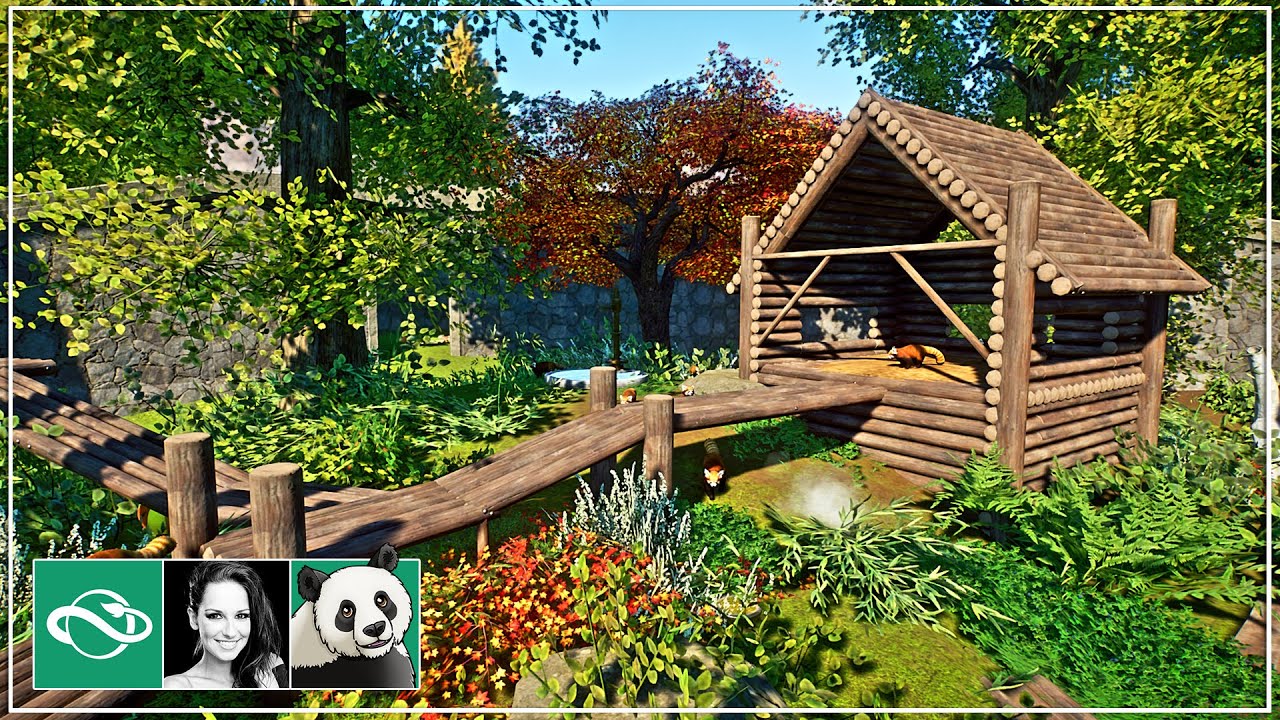 Red Panda Habitat In Planet Zoo Speed Build Meilin Zoo Ep 4