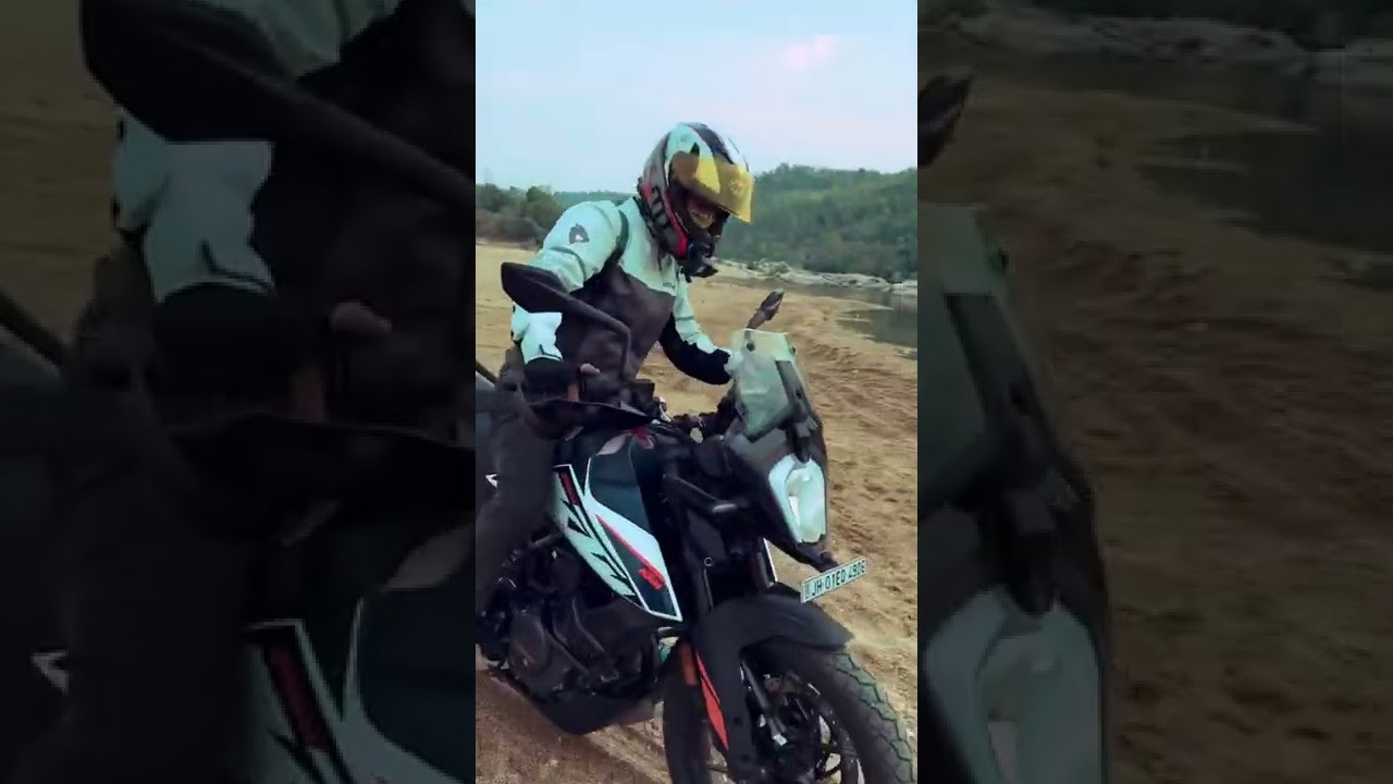 Ktm duke 250 adventure & xpulse 200 sand crossing