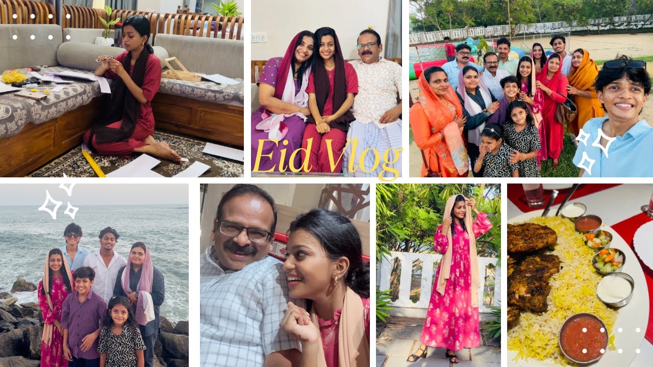 Eid Day Vlog 🌙❤️|Eid Mubarak |Valiya perunnal |Malayalam | @Diya_farzu