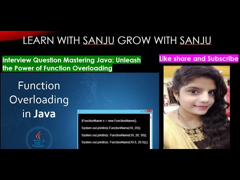 "Mastering Java: Unleash the Power of Function Overloading 🚀"