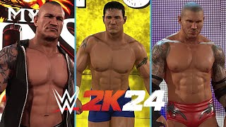 Randy Orton All Version Entrances in WWE 2K24 !!!