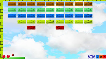 Graphics Programming: OpenGL 2D Brick Breaker