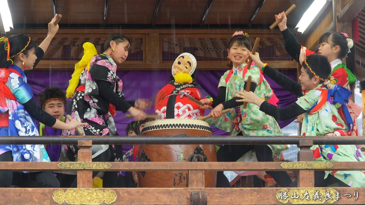 勝山左義長まつり 下長渕区 下長渕・富田子供会 (令和6年 市長賞) / 福井県勝山市